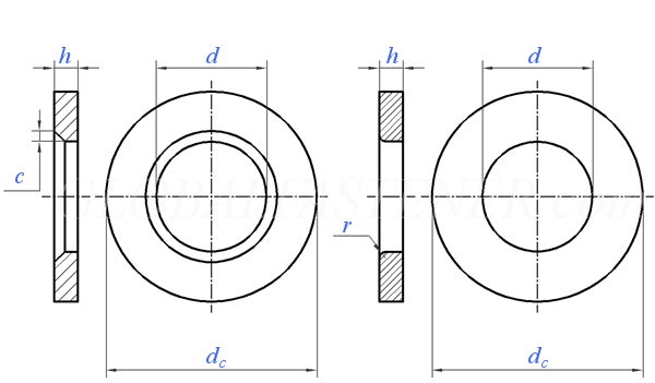 JIS B 1186 - van 2013 van het de Wasmachinestaal van de Staalvlakte de Vlaktewasmachine Met hoge weerstand 0