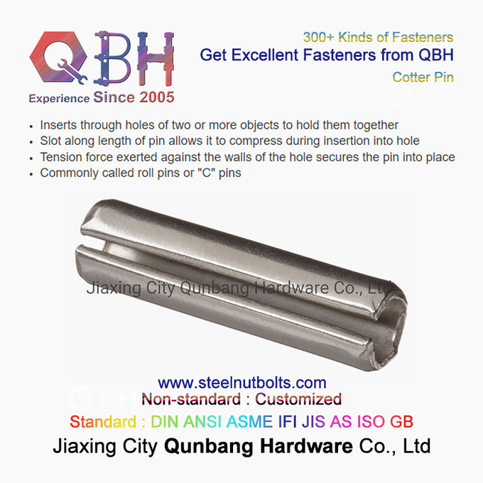 QBH Aangepaste Roestvrij staalss034 SS316 c-Spelden Cotter Pin 0